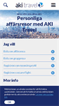 Mobile Screenshot of akitravel.se