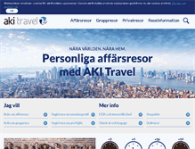 Tablet Screenshot of akitravel.se